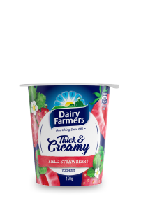 Thick & Creamy Field Strawberries Yoghurt | Dairy Farmers